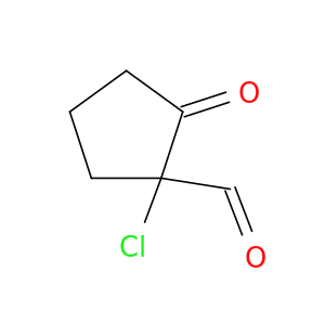 Cyclopentanecarboxaldehyde, 1-chloro-2-oxo-