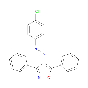 Isoxazole, 4-[(4-chlorophenyl)azo]-3,5-diphenyl-