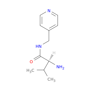 Butanamide, 2-amino-3-methyl-N-(4-pyridinylmethyl)-, (2S)-