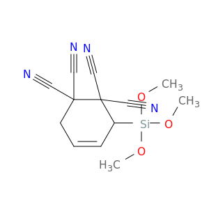 4-Cyclohexene-1,1,2,2-tetracarbonitrile, 3-(trimethoxysilyl)-