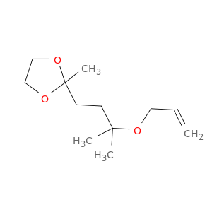 1,3-Dioxolane, 2-methyl-2-[3-methyl-3-(2-propenyloxy)butyl]-