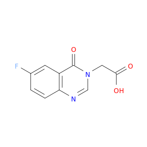 2-(6-Fluoro-4-oxo-3,4-dihydroquinazolin-3-yl)acetic Acid