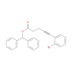 4-Pentynoic acid, 5-(2-bromophenyl)-, diphenylmethyl ester