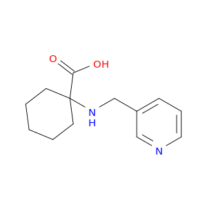 Cyclohexanecarboxylicacid, 1-[(3-pyridinylmethyl)amino]-