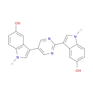 3-[2-(5-羟基-1H-吲哚-3-基)-5-嘧啶基]-5-ingol-5-OL