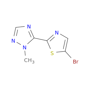 5-溴-2-(1-甲基-1H-1,2,4-三唑-5-基)噻唑