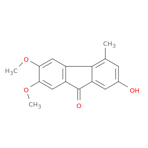 9H-Fluoren-9-one, 7-hydroxy-2,3-dimethoxy-5-methyl-