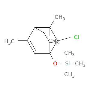 Silane, [(7-chloro-3,5,5-trimethylbicyclo[2.2.2]oct-2-en-1-yl)oxy]trimethyl-