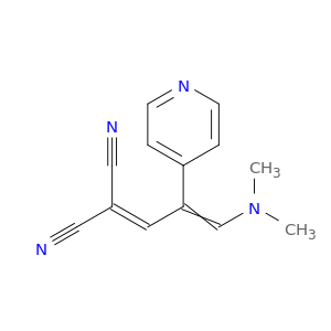Propanedinitrile, [3-(dimethylamino)-2-(4-pyridinyl)-2-propenylidene]-
