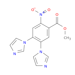 2-硝基-4,5-二(1-咪唑基)苯甲酸甲酯