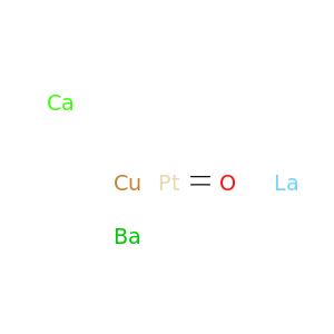 Barium calcium copper lanthanum platinum oxide