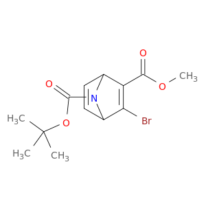 (1S,4R)-7-叔-丁基 2-甲基 3-溴-7-氮杂二环[2.2.1]庚-2,5-二烯-2,7-二甲酸基酯