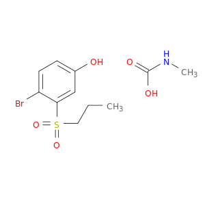 Phenol, 4-bromo-3-(propylsulfonyl)-, methylcarbamate