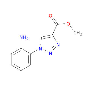 methyl 1-(2-aminophenyl)-1H-1,2,3-triazole-4-carboxylate