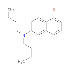 2-Naphthalenamine, 5-bromo-N,N-dibutyl-