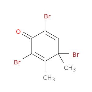 2,5-Cyclohexadien-1-one, 2,4,6-tribromo-3,4-dimethyl-