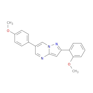 2-(2-甲氧基苯基)-6-(4-甲氧基苯基)吡唑并[1,5-a]嘧啶