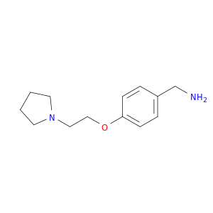 (4-(2-(Pyrrolidin-1-yl)ethoxy)phenyl)methanamine