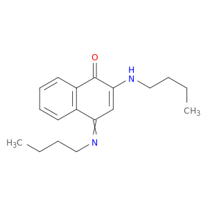 1(4H)-Naphthalenone, 2-(butylamino)-4-(butylimino)-