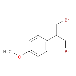 Benzene, 1-[2-bromo-1-(bromomethyl)ethyl]-4-methoxy-