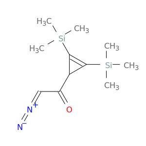 Ethanone, 1-[2,3-bis(trimethylsilyl)-2-cyclopropen-1-yl]-2-diazo-