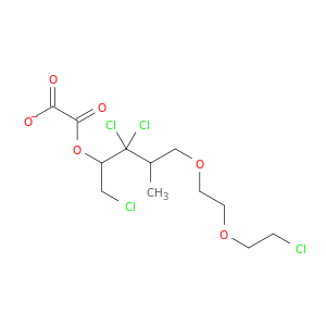 Ethanedioic acid, 2-chloro-1-[[2-(2-chloroethoxy)ethoxy]methyl]ethyl2-chloro-1-(chloromethyl)ethyl ester