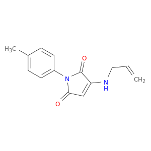 1H-Pyrrole-2,5-dione, 1-(4-methylphenyl)-3-(2-propenylamino)-