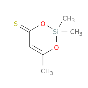 1,3-Dioxa-2-silacyclohex-5-ene-4-thione, 2,2,6-trimethyl-