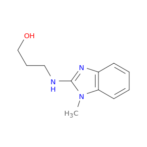 3-[(1-methyl-1H-1,3-benzodiazol-2-yl)amino]propan-1-ol