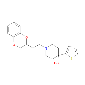 4-Piperidinol, 1-[2-(2,3-dihydro-1,4-benzodioxin-2-yl)ethyl]-4-(2-thienyl)-