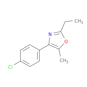 Oxazole, 4-(4-chlorophenyl)-2-ethyl-5-methyl-