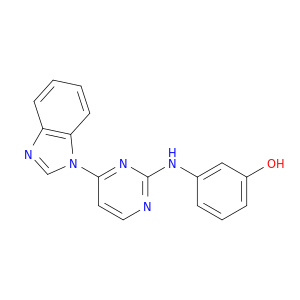 Phenol, 3-[[4-(1H-benzimidazol-1-yl)-2-pyrimidinyl]amino]-
