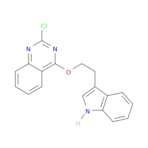 Quinazoline, 2-chloro-4-[2-(1H-indol-3-yl)ethoxy]-