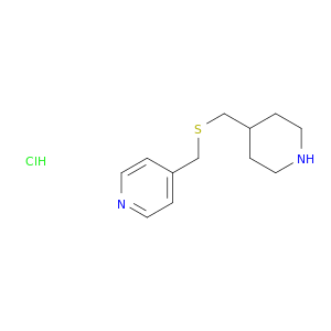 4-(哌啶-4-YLMETHYLSULFANYLMETHYL)吡啶盐酸盐