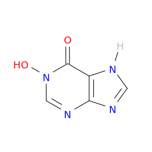 6H-Purin-6-one, 1,7-dihydro-1-hydroxy-