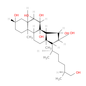 Cholestane-3,6,7,8,15,16,26-heptol, (3b,5a,6b,7a,15a,16b,25S)-