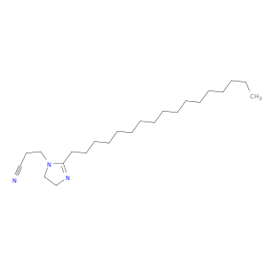 1H-Imidazole-1-propanenitrile, 2-heptadecyl-4,5-dihydro-