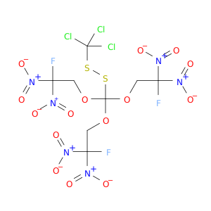 Disulfide, trichloromethyl tris(2-fluoro-2,2-dinitroethoxy)methyl
