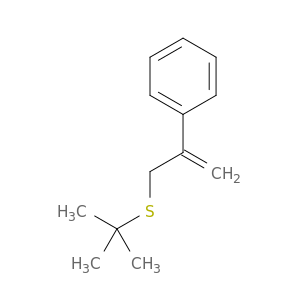 Benzene, [1-[[(1,1-dimethylethyl)thio]methyl]ethenyl]-