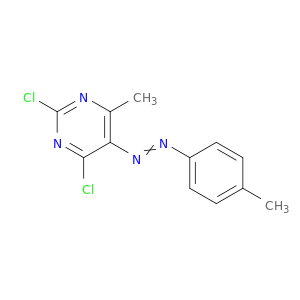 Pyrimidine, 2,4-dichloro-6-methyl-5-[(4-methylphenyl)azo]-
