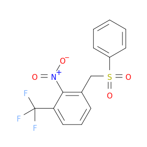 Benzene, 2-nitro-1-[(phenylsulfonyl)methyl]-3-(trifluoromethyl)-