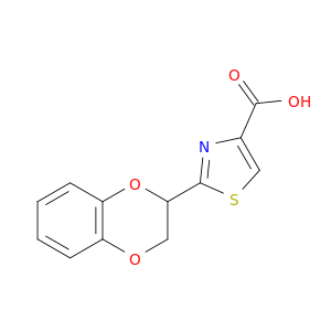2-(2,3-二氢-1,4-苯并二恶烷-2-基)-1,3-噻唑-4-羧酸