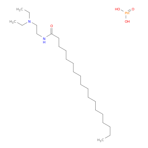 十八烷酰胺,N-[2-(二乙基氨基)乙基]-,磷酸盐(1：1)