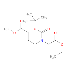 4-[N-Boc-N-(2-乙氧基-2-氧代乙基)氨基]丁酸甲酯