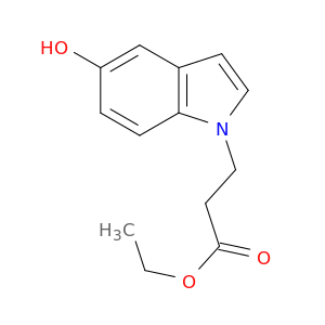 1H-Indole-1-propanoic acid, 5-hydroxy-, ethyl ester