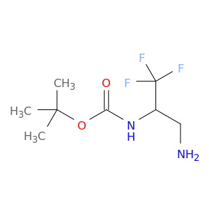 tert-Butyl (3-amino-1,1,1-trifluoropropan-2-yl)carbamate