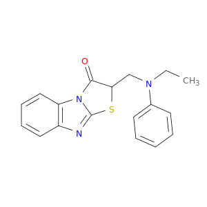 Thiazolo[3,2-a]benzimidazol-3(2H)-one,2-[(ethylphenylamino)methyl]-