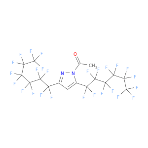 1-[3,5-双(1,1,2,2,3,3,4,4,5,5,6,6,6-三氟氯己基)-1H-吡唑-1-基]乙酮