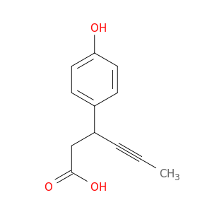 3-(4-羟基苯基)己-4-炔酸
