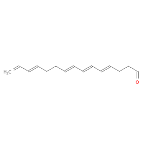 4,6,8,12,14-Pentadecapentaenal, (4E,6E,8E,12E)-